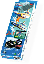2 in 1 Rubber Band Powered Plane packing
